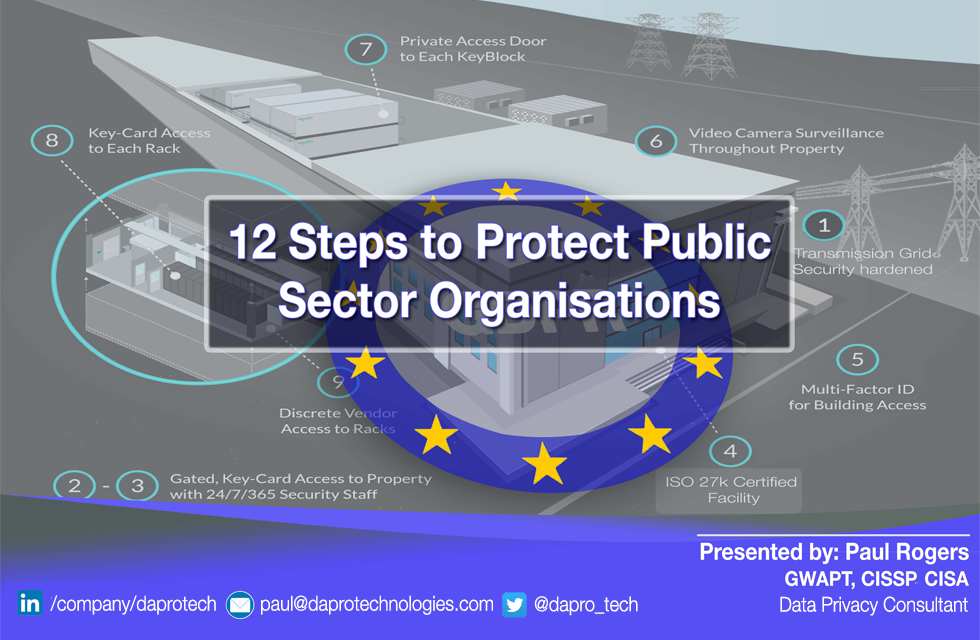 Presentation on 12 Steps to Securing Public Sector Organizations
