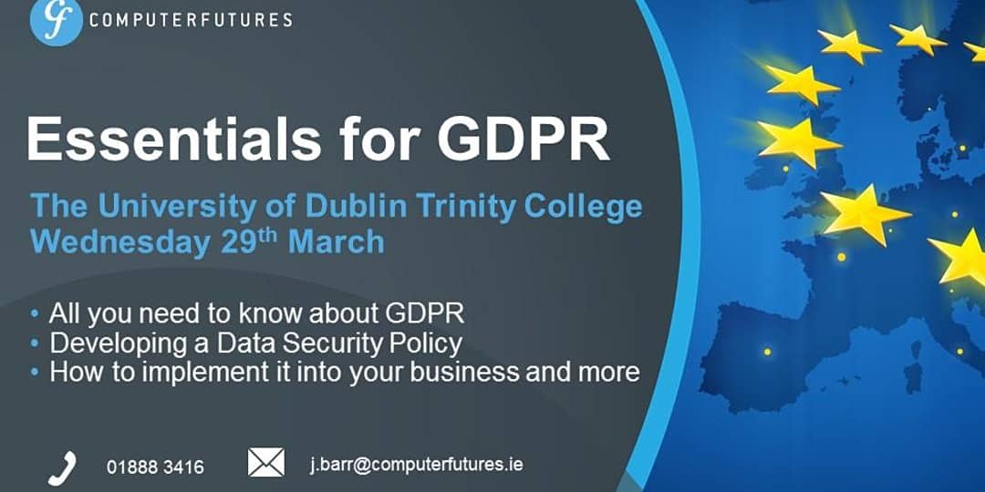 Paul Rogers in Association with Computer Futures GDPR Presentation 2017