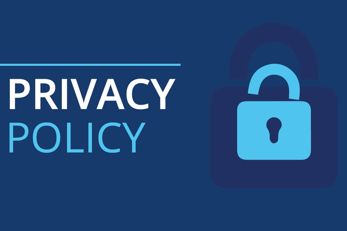 An image showing a sample data privacy policy compliant with GDPR - created by data-privacy.io
