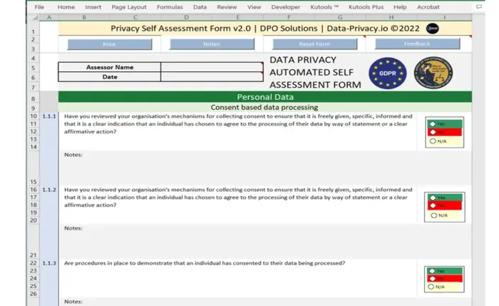 Data-Privacy-Self-Assessment-Form