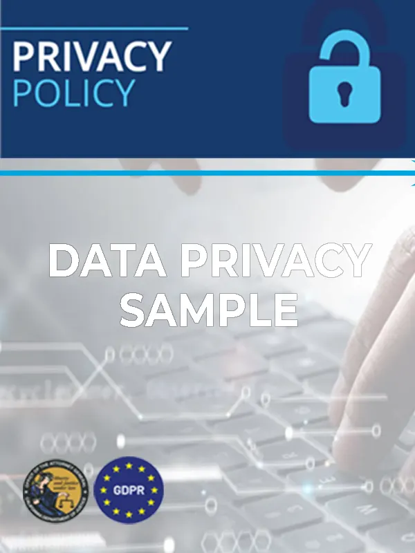 Data Privacy Policy Sample Template