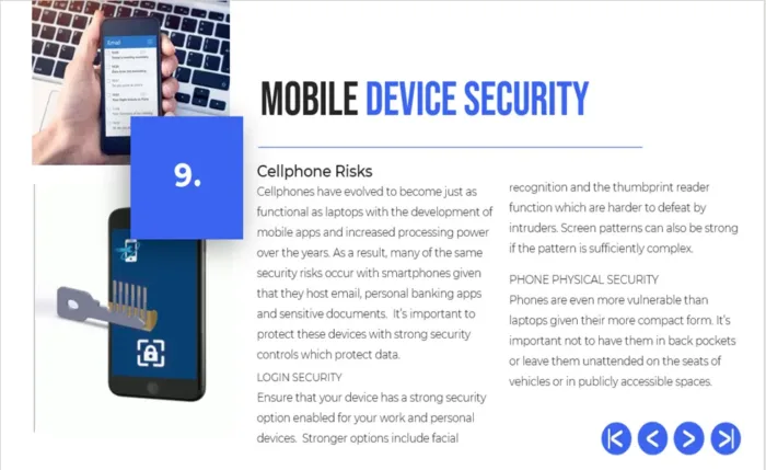 Mobile Device Security - Cybersecurity Awareness Presentation
