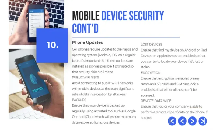 Mobile Device Security contd - Cybersecurity Awareness Presentation