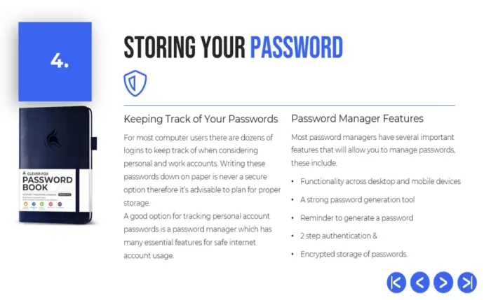 Storing your password - Cybersecurity Awareness Presentation