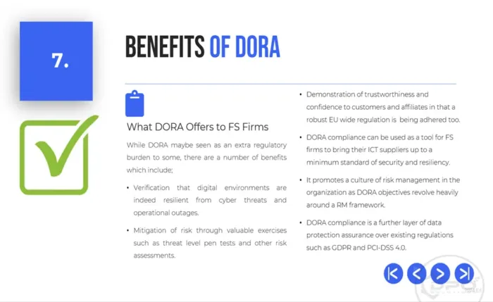 DORA Presentation - Benefits of DORA