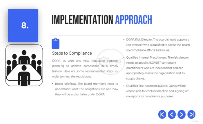 DORA Presentation - Implementation Approach