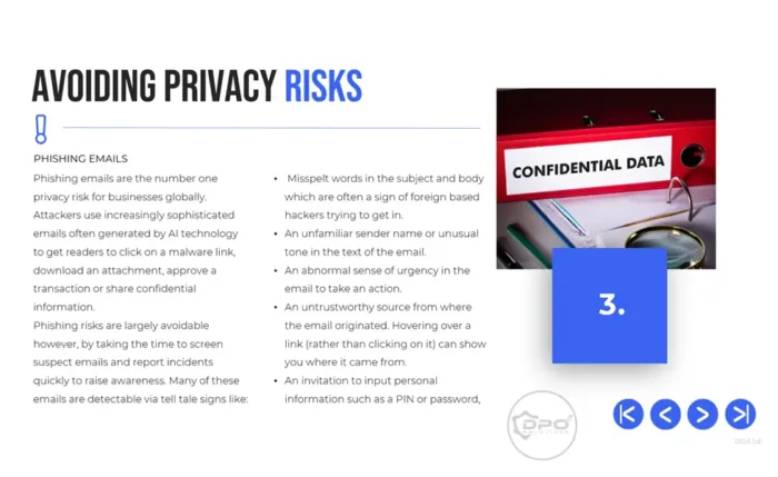 Avoiding Privacy Risks - Data Privacy Awareness 4-Part PowerPoint Course Preview - Module 1 Data Privacy Fundamentals slide-3