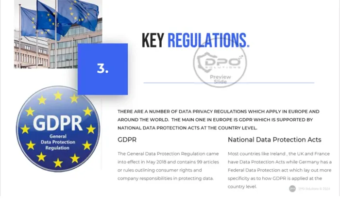 Data Privacy Primer Presentation GDPR Regulations Slide 3 - DPO Training Solutions