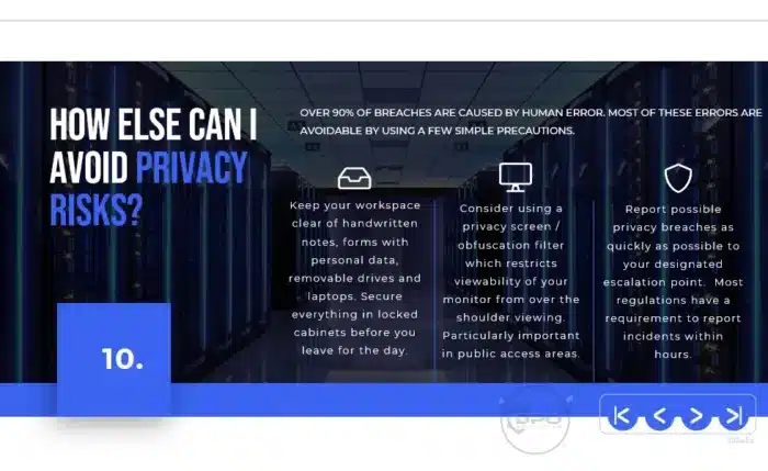 How Else Can I Avoid Privacy Risks - Data Privacy Awareness 4-Part PowerPoint Course Preview - Module 1 Data Privacy Fundamentals slide-10