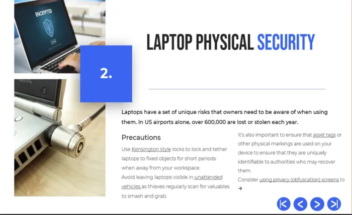 Laptop Physical Security, Laptop Security Guide Presentation