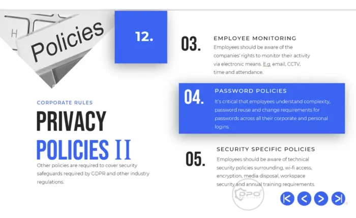 Privacy Policies 2 - Data Privacy Awareness 4-Part PowerPoint Course Preview - Module 3 Introduction to GDPR slide-12