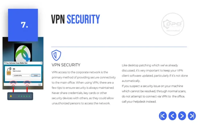 Security Training Slides - VPN Security Slide 7