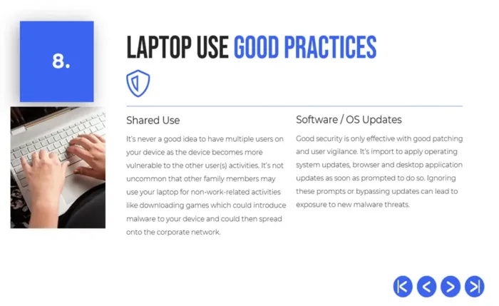 laptop use good security practices, Laptop Security Guide Presentation