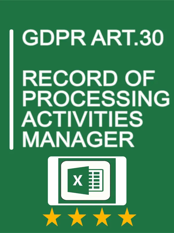 Record of Processing Activities Template 