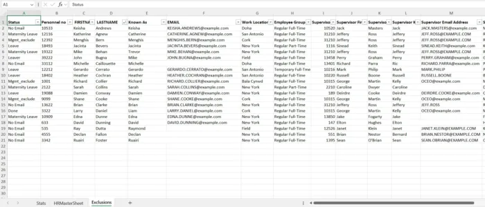 Course Training Tracker Excel Template, Training tracker spreadsheet