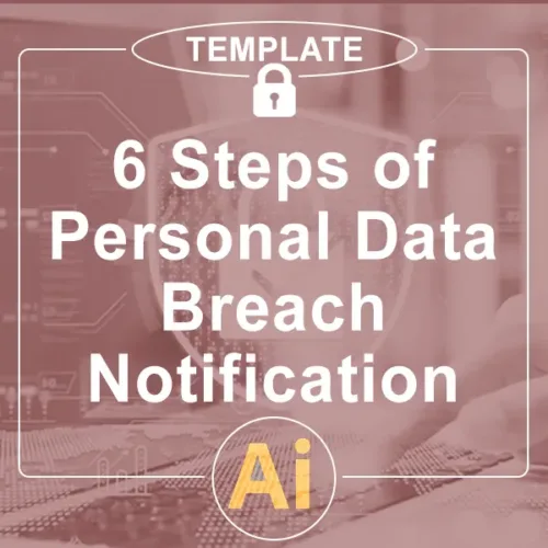 6 steps of personal data breach notification process template, DPO solutions