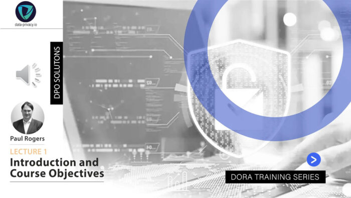 DORA Introduction and Course Objectives, DPO Solutions NY