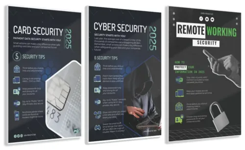 Security Awareness Poster Pack, DPO Solutions NY