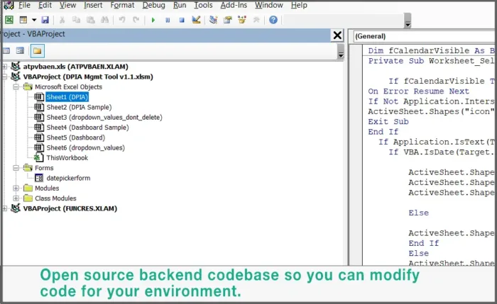 DPIA codebase