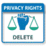 Privacy Icons, GDPR right to delete, GDPR right to be forgotten, powerpoint and visio security icons. ppt icons, DPO Solutions