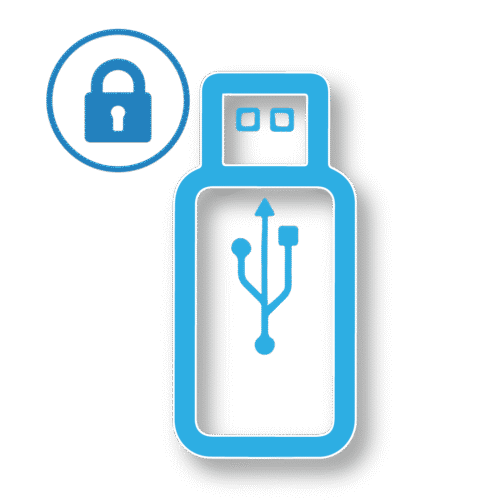 ThumbDrive security icon, GDPR icon set, privacy icon set, DPO Solutions, Powerpoint and visio security icons. ppt icons