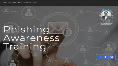 Phishing Awareness Presentation 30 Min, DPO Solutions